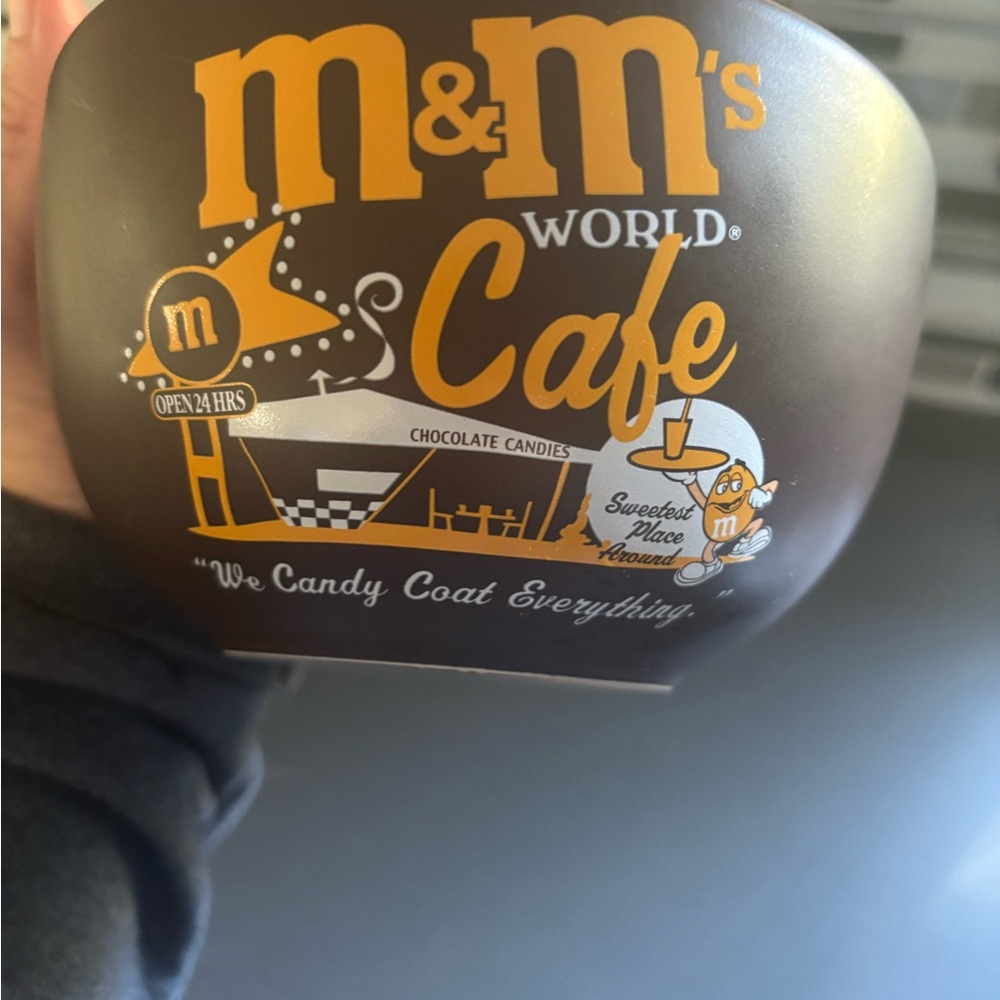M&M'S BROWN CERAMIC BOWL